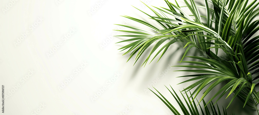 palm leaf plant on white background 18 palm leaf plant on white background 18