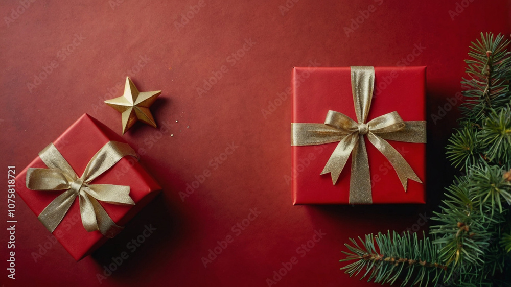Fototapeta premium christmas gift box