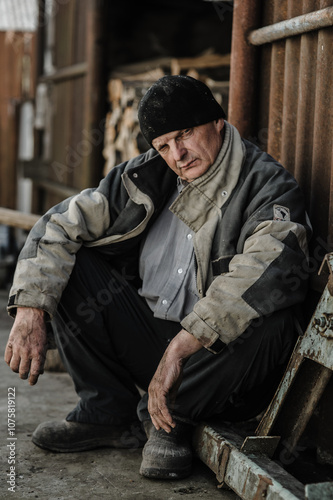 Fotografie The cinematic lighting creates a powerful emotional atmosphere