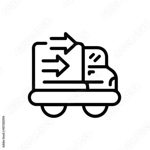 Truck icon symbol vector illustration 