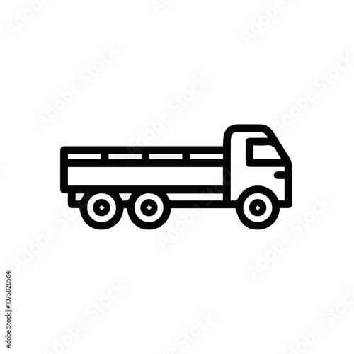 Truck icon symbol vector illustration 