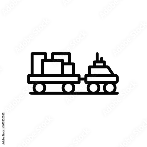 Truck icon symbol vector illustration 