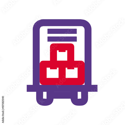 Truck icon symbol vector illustration 