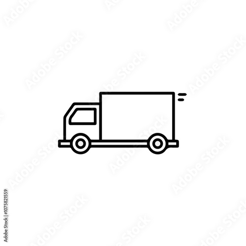 Truck icon symbol vector illustration 