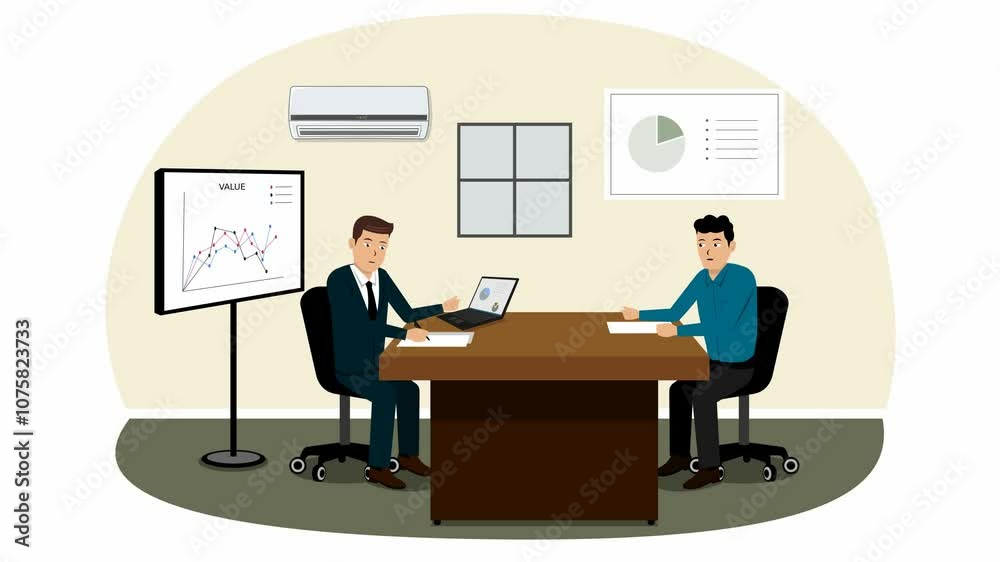Businessman Discussion Animation Video 4K suitable for your project needs education company marketing etc Businessman Discussion Animation Video 4K suitable for your project needs education company marketing etc