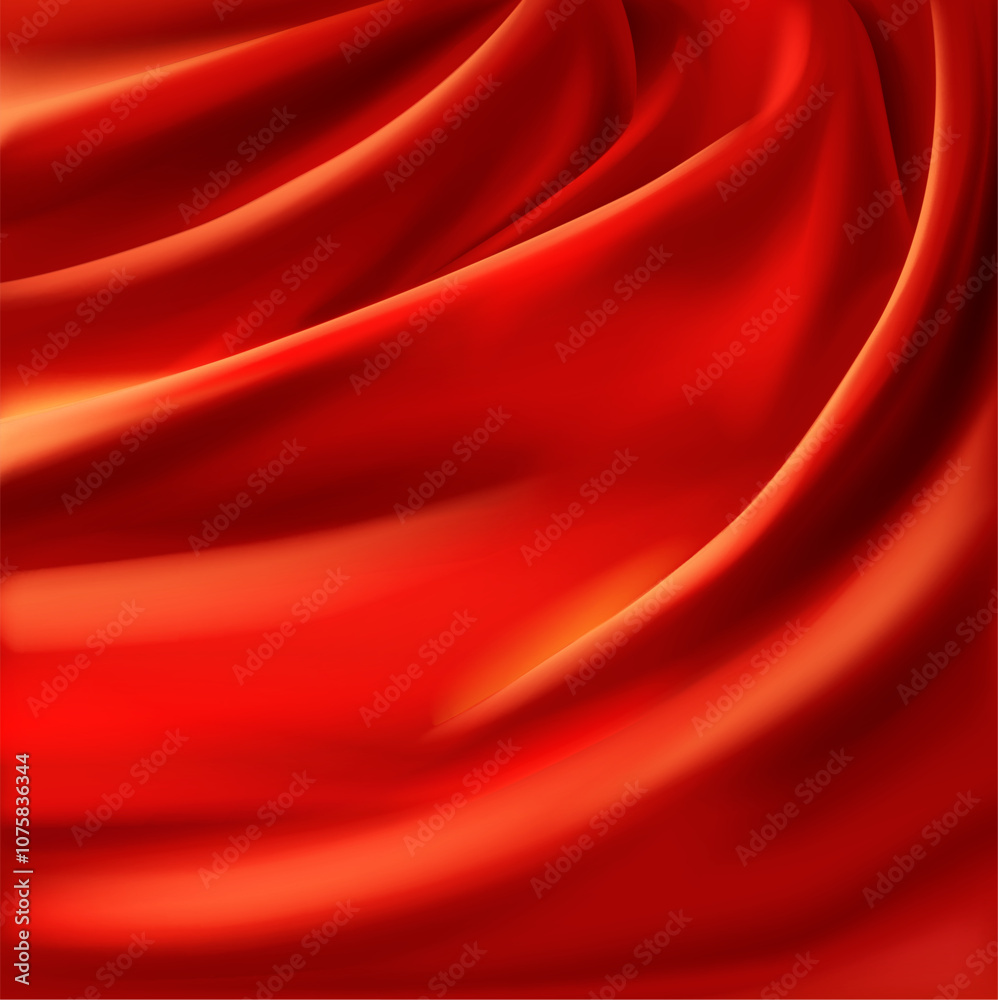 Red Silk Fabric Texture Design Template Red Silk Fabric Texture Design Template