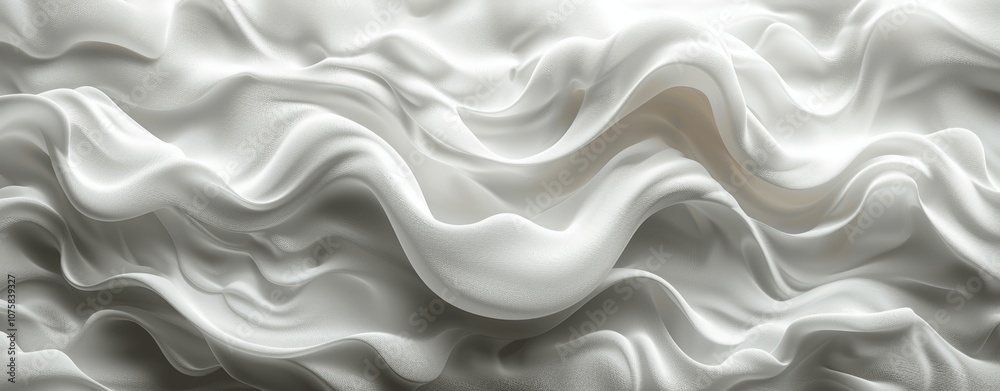 Abstract White Wave Background for Elegant Design and Presentation Abstract White Wave Background for Elegant Design and Presentation