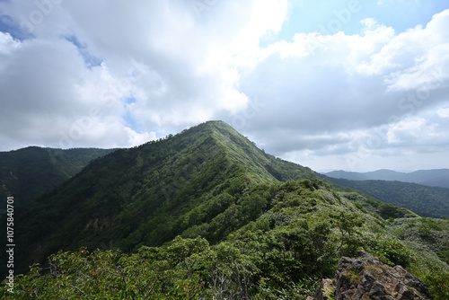 Climbing Mt. Shirasuna, Gunma, Japan