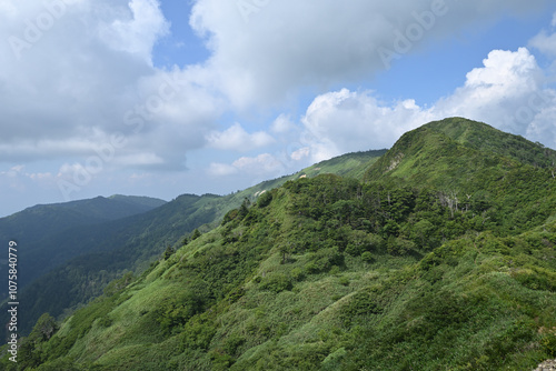 Climbing Mt. Shirasuna, Gunma, Japan