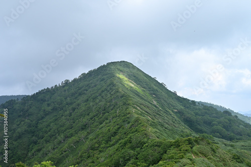 Climbing Mt. Shirasuna, Gunma, Japan photo