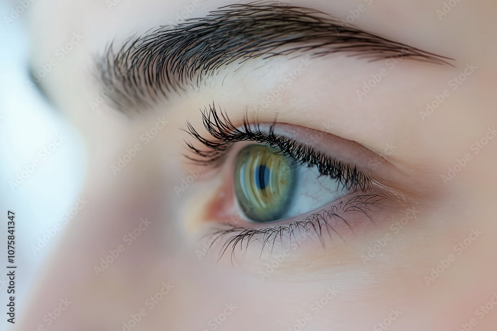Obraz premium A close-up of a beauty model's eyes