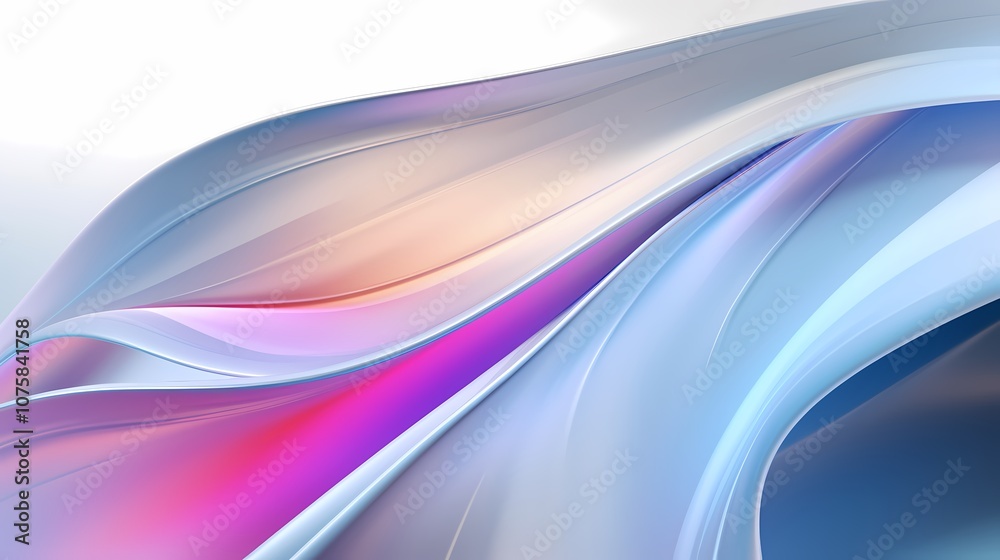 Obraz premium Digital technology rainbow light refraction abstract poster web page background