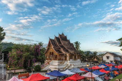 Haw Phra Bang and Luang Prabang Night Market