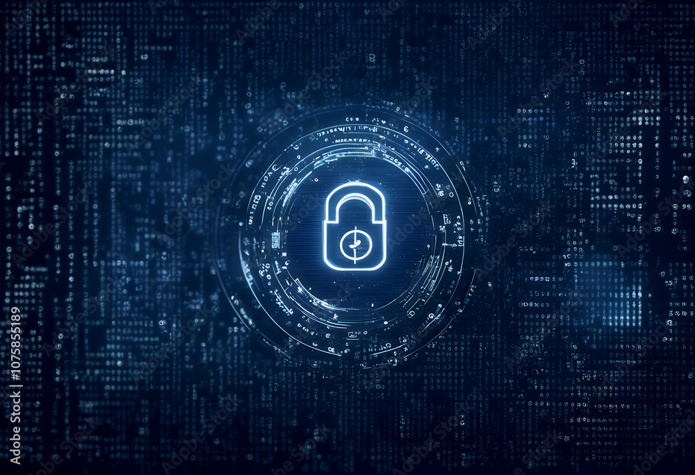 Obraz premium datum encryption cybernetic computer network code crime abstract threats secure concept binary cyberspace security analysis transfer analytics global background protection database connection virtual