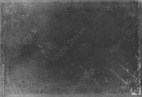 Abstract dirty or aging film. Dust particle and grain texture or dirt use for overlay film frame effect. Dust scratches effect for vintage film grunge textured effect design.