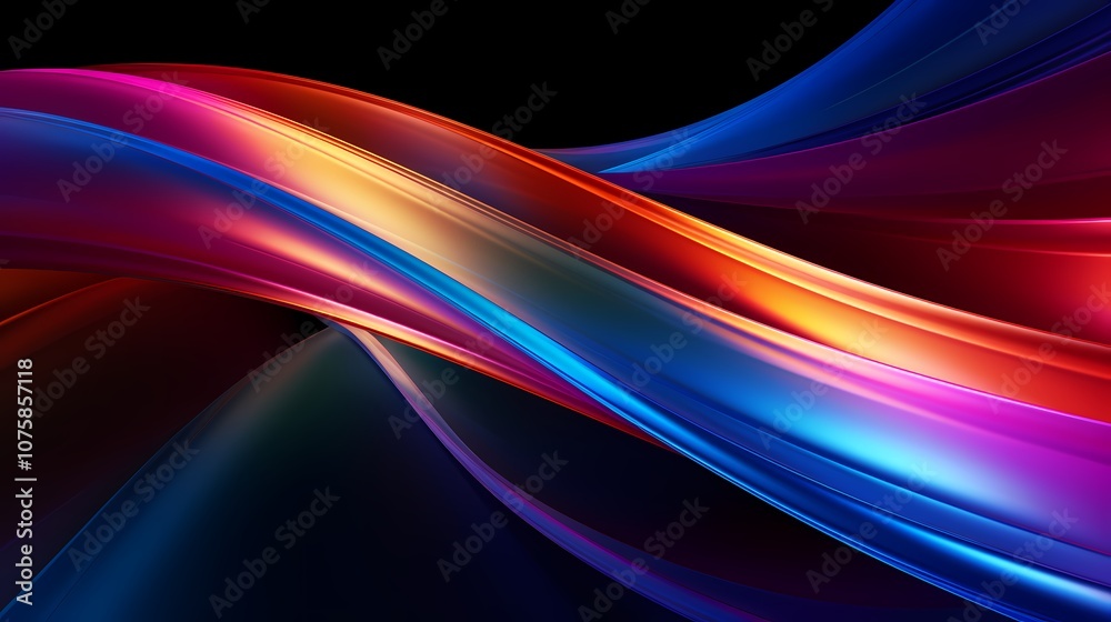 digital technology abstract arc rainbow light poster background digital technology abstract arc rainbow light poster background
