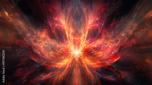 Divinely sparkling spiritual background image.generated by AI