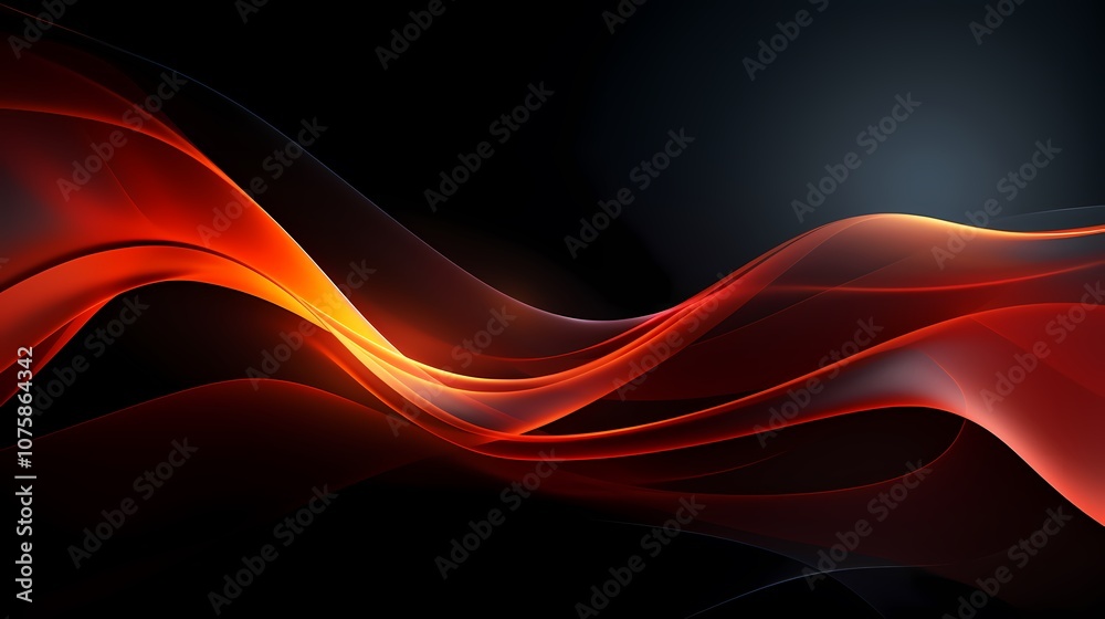digital technology red and orange abstract lines poster background digital technology red and orange abstract lines poster background