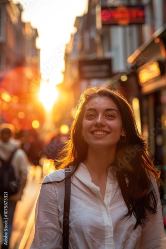 Portrait of a young beautiful woman with a soft expression