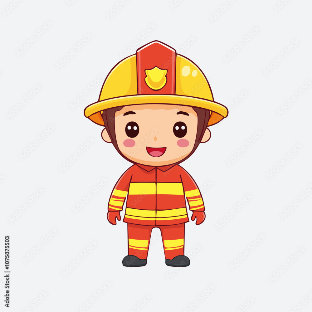Firefighter Cute Worker Work Job Profession Professional Occupation Cartoon Character
Firefighter Cute Worker Work Job Profession Professional Occupation Cartoon Character