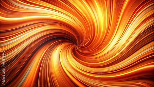 A mesmerizing vortex of swirling orange and yellow lines, creating a dynamic and visually captivating abstract design.