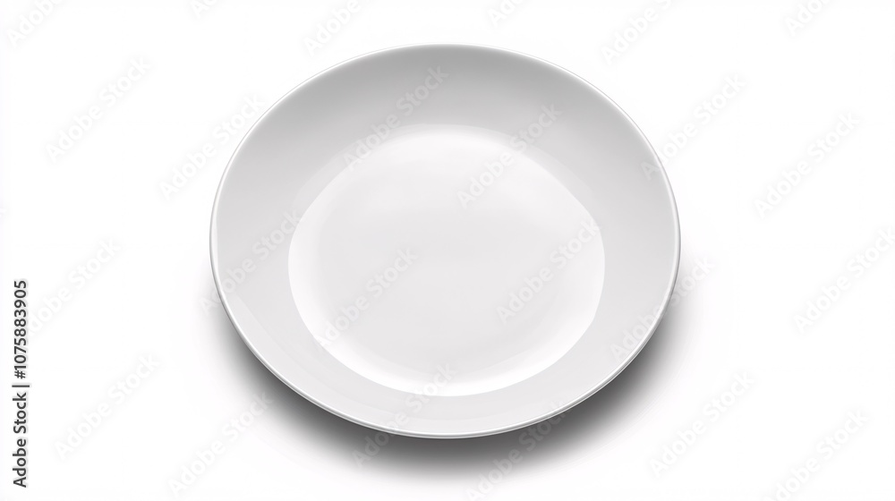 14.A classic ceramic plate with a simple, polished surface displayed on a white background. The plate’s rounded form and subtle gloss give it a refined, elegant appearance, ideal for everyday use in 14.A classic ceramic plate with a simple, polished surface displayed on a white background. The plate’s rounded form and subtle gloss give it a refined, elegant appearance, ideal for everyday use in
