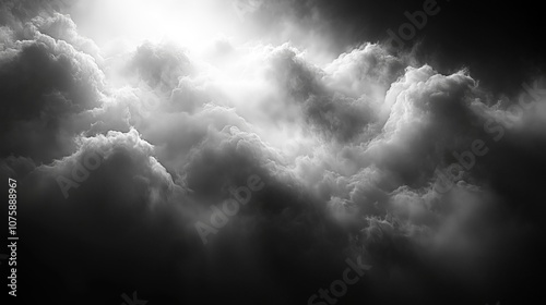 A Dramatic Exploration of Light and Shadows in Clouds