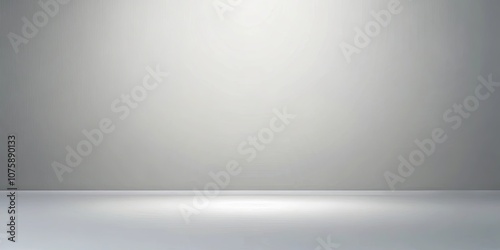 Wallpaper Mural Minimalistic abstract gentle light grey background for product presentation with light and shadow Torontodigital.ca