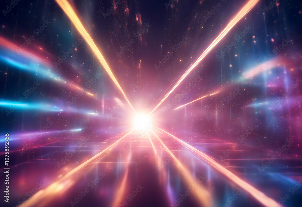 Naklejka premium datum illustration effect texture shine beauty colourful decoration glowing design light wallpaper abstract shiny created modern background 