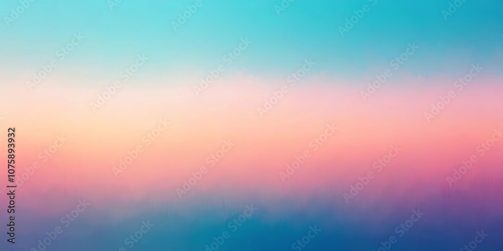 Obraz premium Abstract Gradient of Pastel Hues, Evoking a Serene and Dreamy Atmosphere