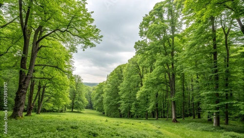 Lush green forest during the peak of summer , nature, trees, foliage, environment, outdoors, scenic, vibrant, sunlight