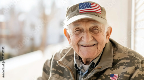 Smiling Veteran Portrait
