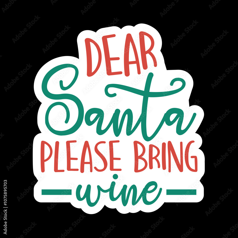 Obraz premium Dear Santa Svg for Christmas, Matching Christmas Shirts Idea Svg