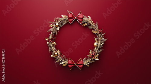 Elegant Christmas Wreath: R...