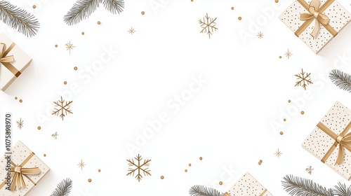 Festive Holiday Frame: Eleg...