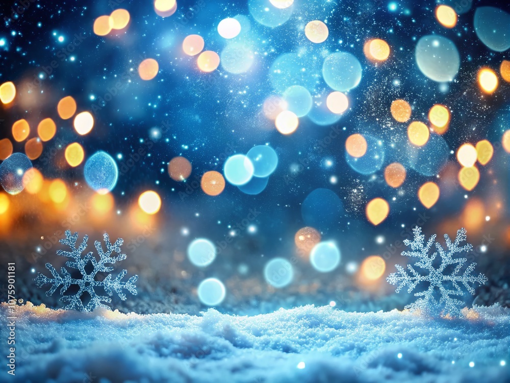 Soft Blue and White Bokeh Lights with Snowfall Effect Creating a Dreamy Winter Wonderland Atmosphere Perfect for Holiday Themes and Festive Celebrations Soft Blue and White Bokeh Lights with Snowfall Effect Creating a Dreamy Winter Wonderland Atmosphere Perfect for Holiday Themes and Festive Celebrations