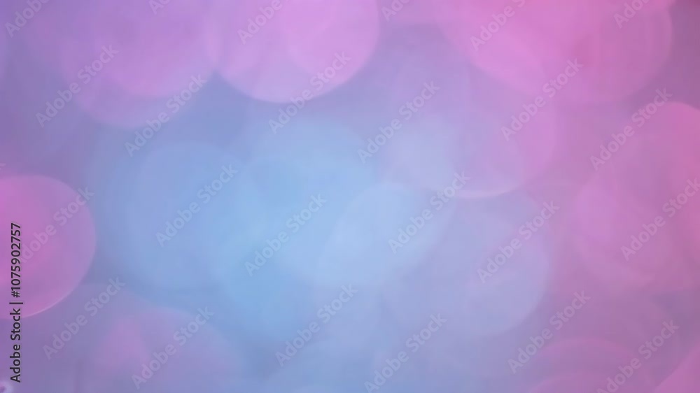 The captivating blend of pink and blue bokeh softly transitions, creating a tranquil and soothing ambiance perfect for relaxation or creative inspiration, background, backdrop