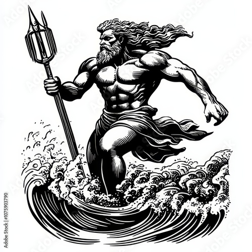 Black and White Illustratio...