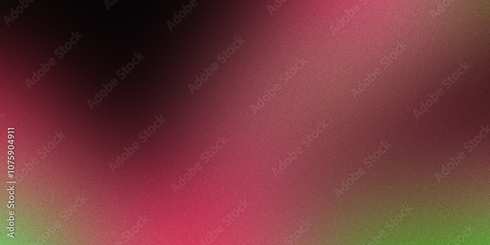 abstract gradient green, red and black texture noise background for poster banner