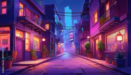 street in the night