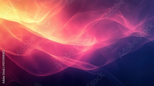 Abstract background with flowing, colorful lines and soft lighting.