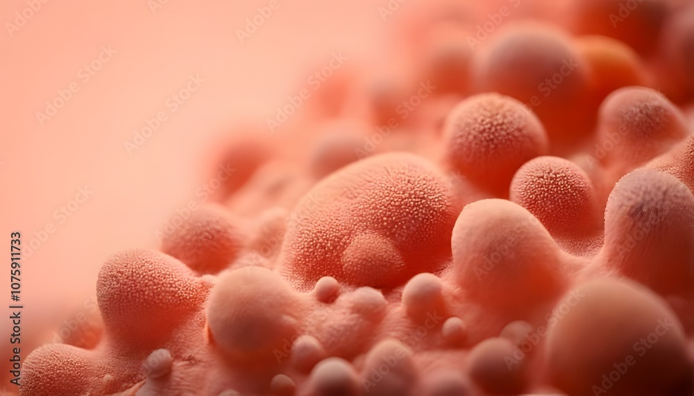 Macro detail of organic textures, soft light, 3D illustration. Macro detail of organic textures, soft light, 3D illustration.
