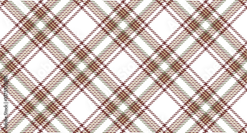 Vector checkered pattern. Tartan, textured seamless twill for flannel shirts, duvet covers, other autumn winter textile mills. Vector Format