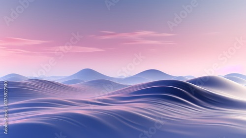 digital technology blue purple mountains sand dunes landscape poster background