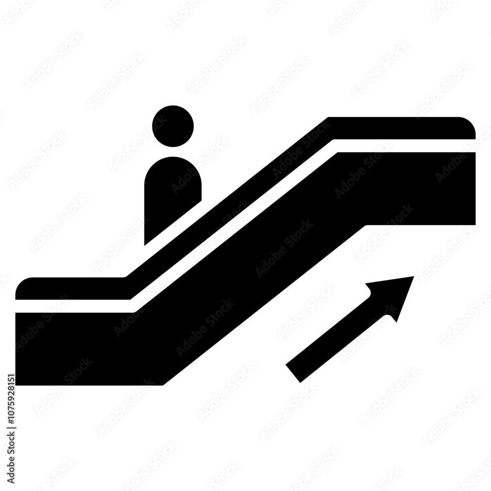 Escalator Up Icon Escalator Up Icon