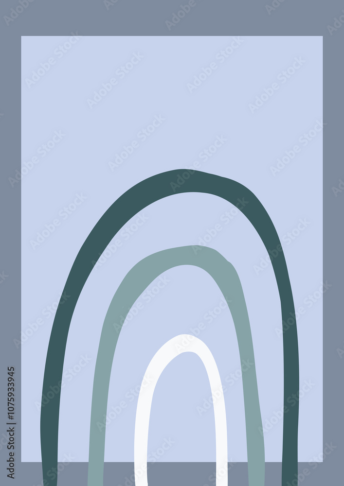 Blue rainbow abstract background Blue rainbow abstract background