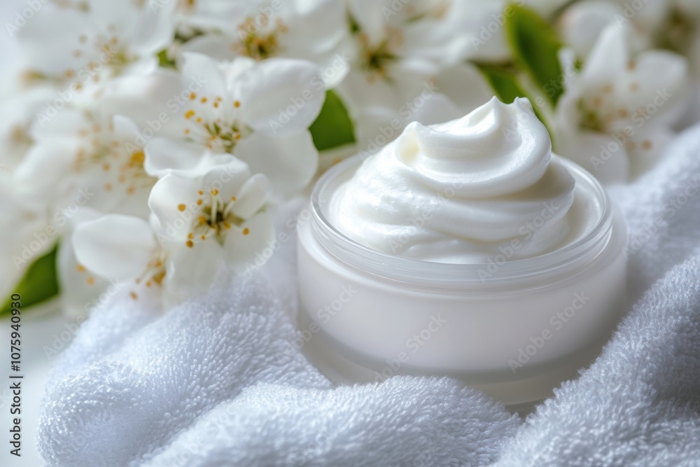 A white cream tube is placed on a white background. A white cream tube is placed on a white background.
