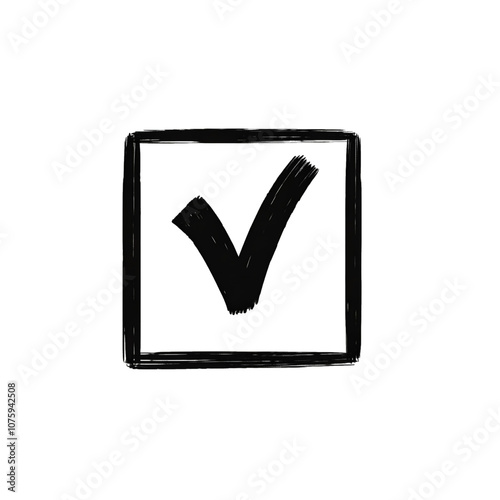 Check Mark or Tick in Box. EPS Vector icon isolated on transparent background.
Check mark or tick sign in box. Easily editable, recolor EPS vector icon isolated on transparent background.