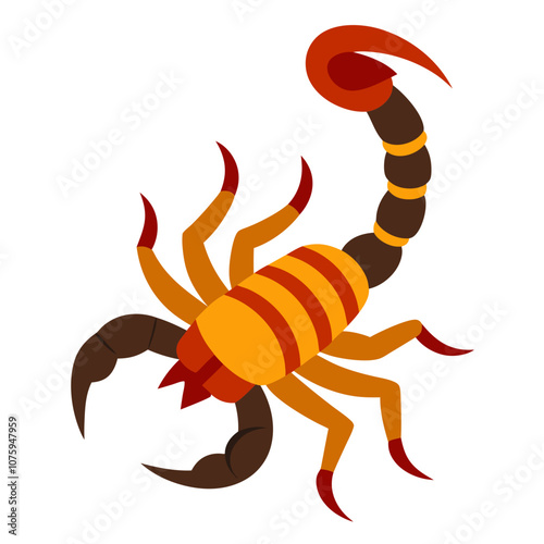 Scorpion Graphic Design Element. photo