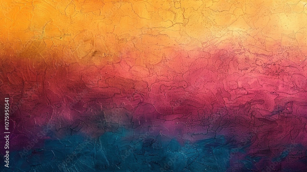 Fototapeta premium Colorful Blend: Grainy Gradient Background with Textured Elegance